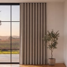 Byron Blockout S-Fold Single Panel Curtain